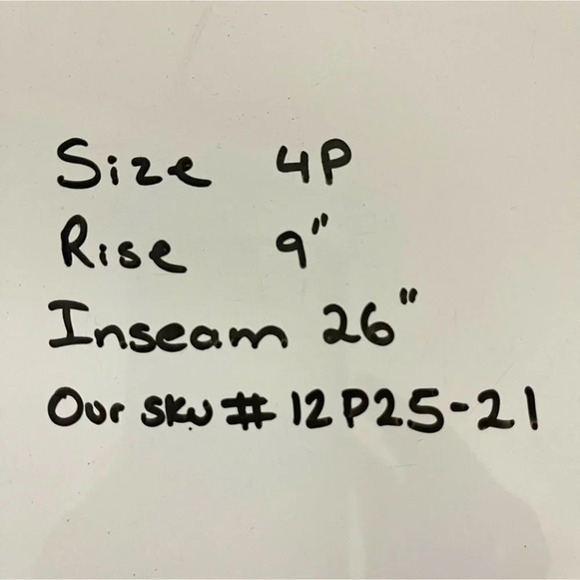 Style & Co. Pants Women's Sz 4P Skinny Curvy Fit Mid Rise Overcast Plaid Black - Picture 3 of 9